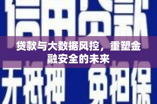 麦寮贷款与大数据风控，重塑金融安全的未来