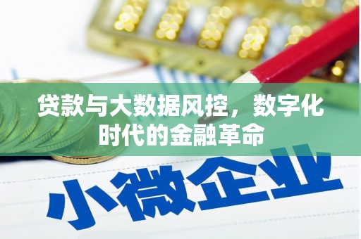 三湾贷款与大数据风控，数字化时代的金融革命