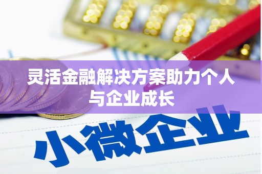 顺河灵活金融解决方案助力个人与企业成长