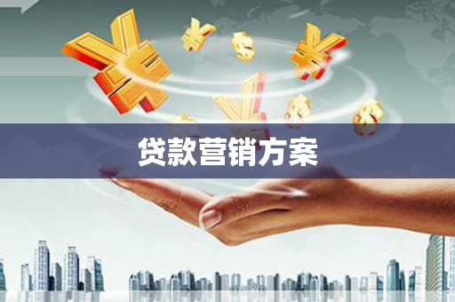 江孜贷款营销方案