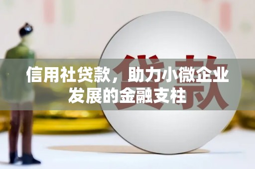 南竿信用社贷款，助力小微企业发展的金融支柱