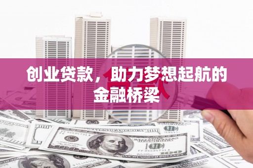 昭平创业贷款，助力梦想起航的金融桥梁