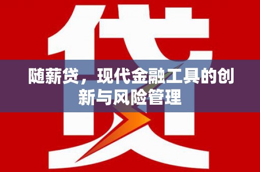 和县随薪贷，现代金融工具的创新与风险管理