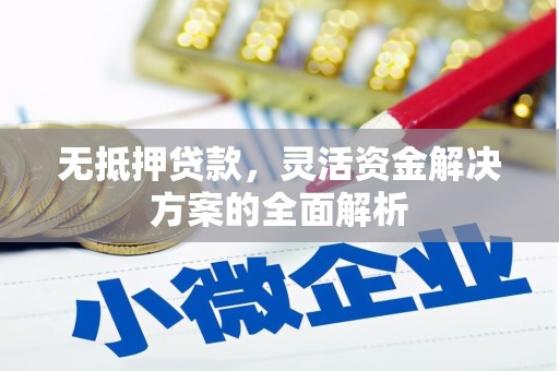 婺城无抵押贷款，灵活资金解决方案的全面解析