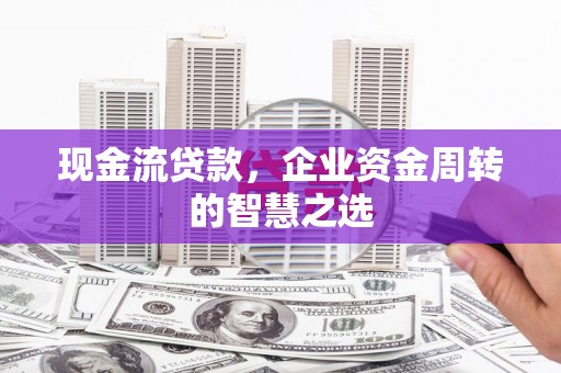 西双版纳现金流贷款，企业资金周转的智慧之选