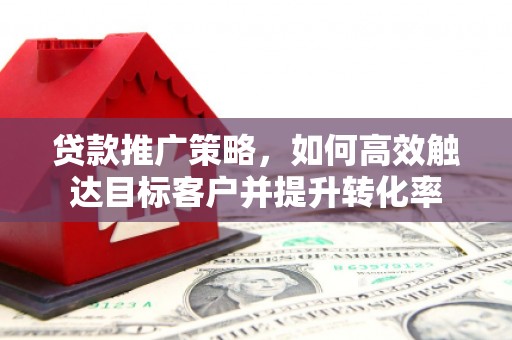 疏附贷款推广策略，如何高效触达目标客户并提升转化率