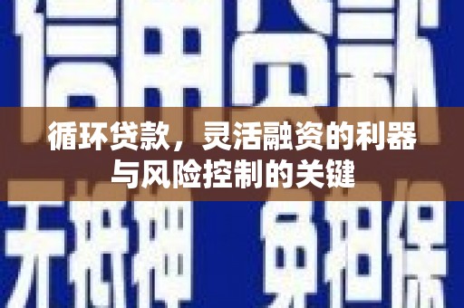 公安循环贷款，灵活融资的利器与风险控制的关键