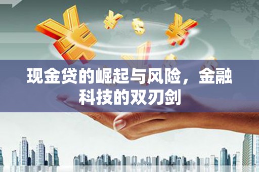 邵阳现金贷的崛起与风险，金融科技的双刃剑