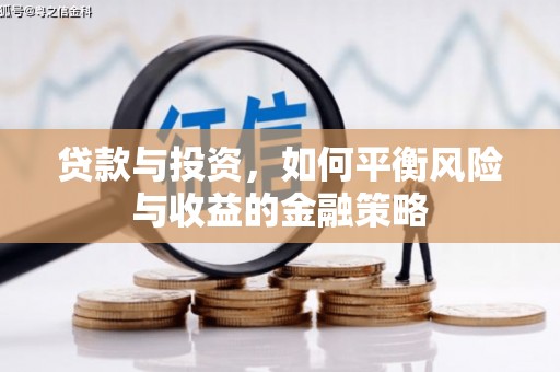 昭平贷款与投资，如何平衡风险与收益的金融策略