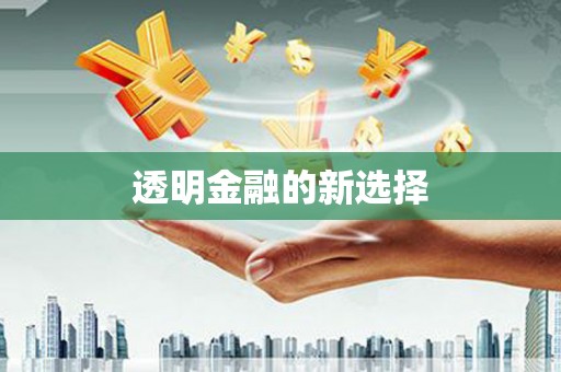 南京透明金融的新选择